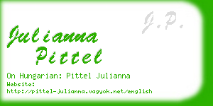 julianna pittel business card
